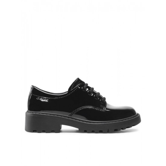 Geox Oxfords Κλειστά Δετά παπούτσια J0420C 000HH C9999 σε Μαύρο χρώμα