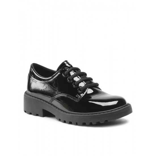 Geox Oxfords Κλειστά Δετά παπούτσια J0420C 000HH C9999 σε Μαύρο χρώμα