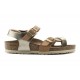 Δίχρωμα Παιδικά πέδιλα Birkenstock 1009497 Με ρυθμιζόμενα λουράκια από οικολογικό δέρμα