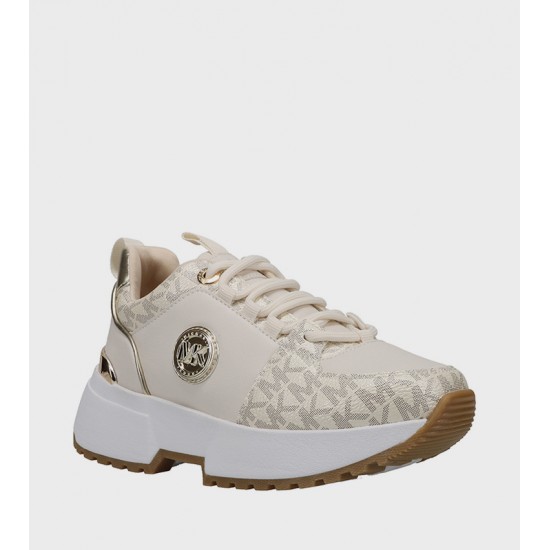 Michael Kors Kids Sneakers Για Κορίτσι MK101036C σε Λευκό-Ροζ χρώμα