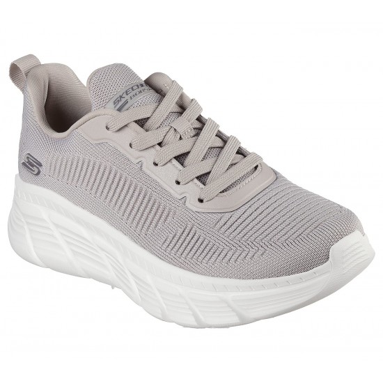 Skechers Bobs B Flex Hi - Fly Γυναικεία Αθλητικά Παπούτσια Running Taupe 117385-TPE