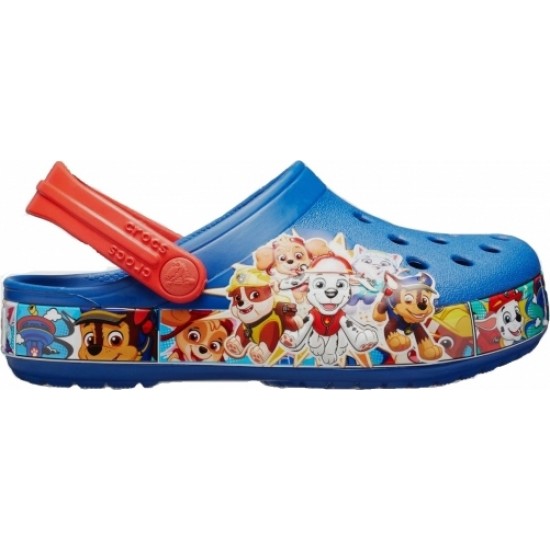 Crocs Παιδικά Ανατομικά Σαμπό Θαλάσσης Paw Patrol Band Μπλε 205509-4GX