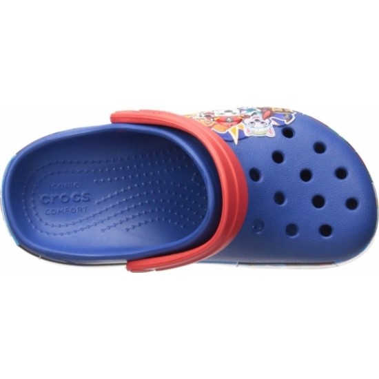 Crocs Παιδικά Ανατομικά Σαμπό Θαλάσσης Paw Patrol Band Μπλε 205509-4GX