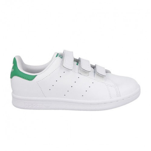 Αdidas Stan Smith Παιδικά Sneakers με Σκρατς Footwear White - Green M20607