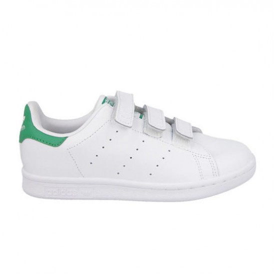 Αdidas Stan Smith Παιδικά Sneakers με Σκρατς Footwear White - Green M20607