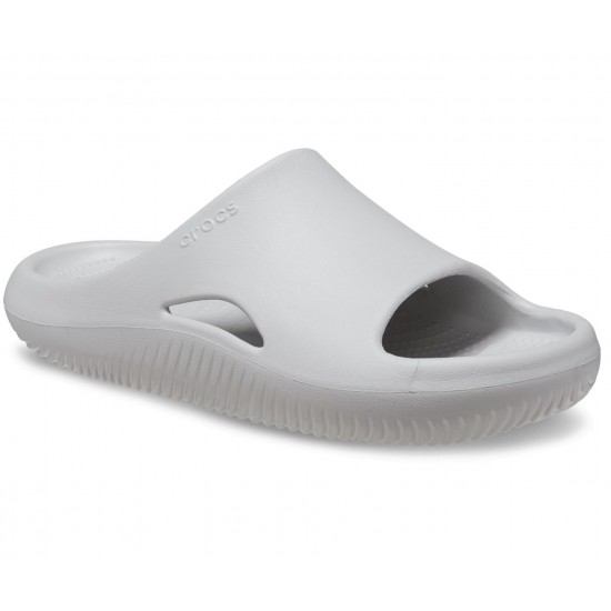 Crocs Crush Unisex Σαγιονάρες σε Λευκό Χρώμα 208392-1FT