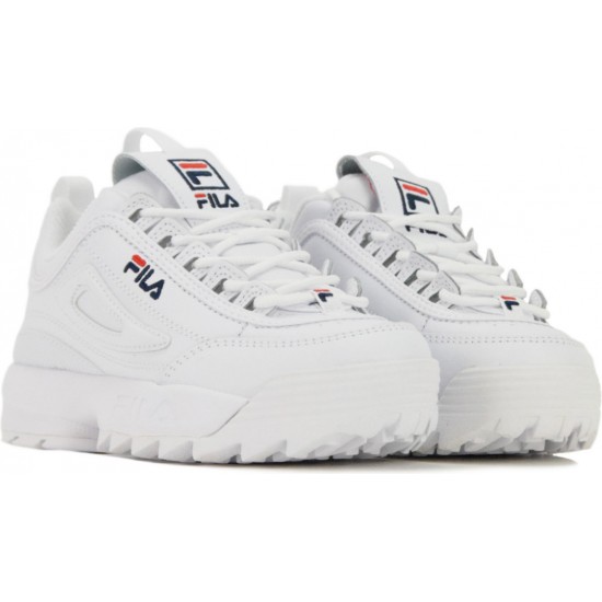 Fila Παιδικά Sneakers Disruptor IΙ Λευκά KSS21040-125