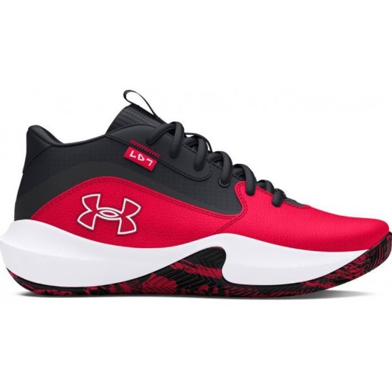 Under Armour Αθλητικά Παιδικά Παπούτσια Μπάσκετ GS Lockdown 7 Κόκκινα 3028513-600