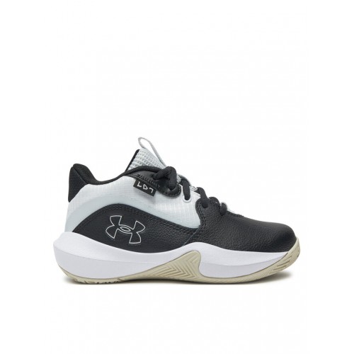 Under Armour Αθλητικά Παιδικά Παπούτσια Μπάσκετ GS Lockdown 7 Λευκό - Μαύρο 3028514-002