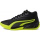 PUMA Court Pro Basketball Shoes JUNIOR 310842-03 Παιδικά Sneakers σε μαύρο χρώμα