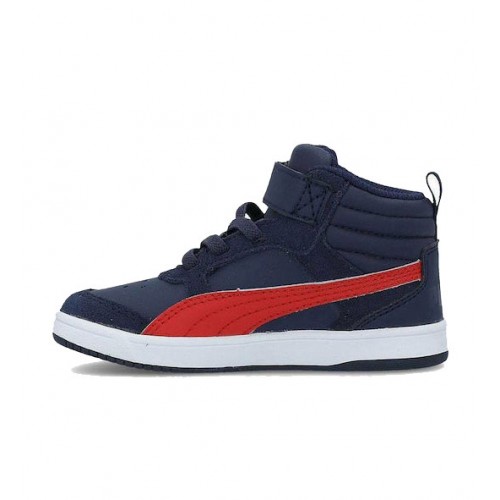 Puma Αθλητικά Παιδικά Παπούτσια Μπάσκετ Rebound Street Navy Μπλε 363918-08