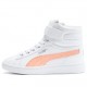 Puma Παιδικό Sneaker High Vikky 370620-02 σε Λευκό χρώμα