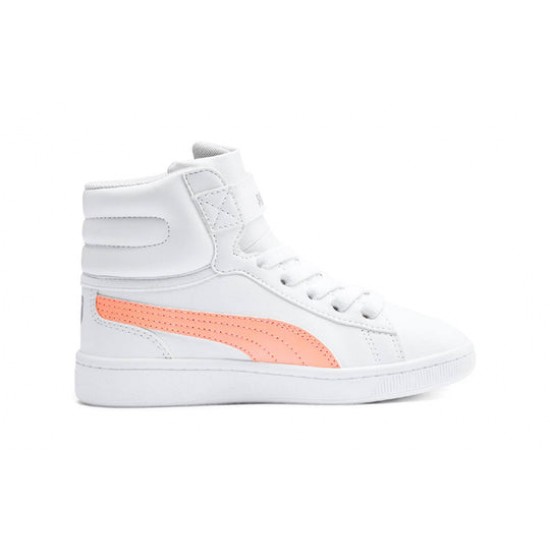 Puma Παιδικό Sneaker High Vikky 370620-02 σε Λευκό χρώμα