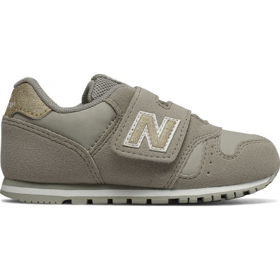 New Balance Παιδικά Sneakers Classics Infant με Σκρατς για Αγόρι Γκρι KV373GUI 