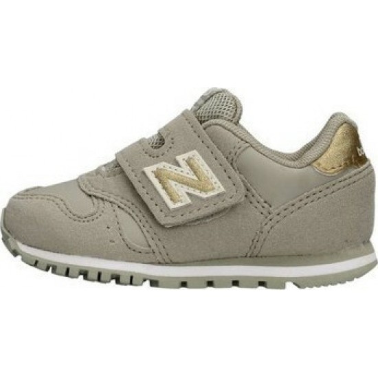 New Balance Παιδικά Sneakers Classics Infant με Σκρατς για Αγόρι Γκρι KV373GUI 