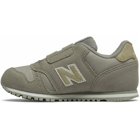 New Balance Παιδικά Sneakers Classics Infant με Σκρατς για Αγόρι Γκρι KV373GUI 