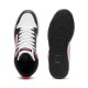 Puma παιδικά sneaker Rebound V6 Mid 393831-16 σε Μαύρο - Λευκό Χρώμα