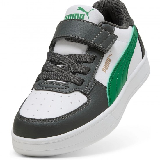 Puma Παιδικά Sneakers Caven 2.0 Λευκά - Πράσινα 393839-43