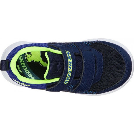 Skechers Αθλητικά Παιδικά Παπούτσια Running Comfy Flex 2.0 με Σκρατς Μπλε 400044N-NVBL