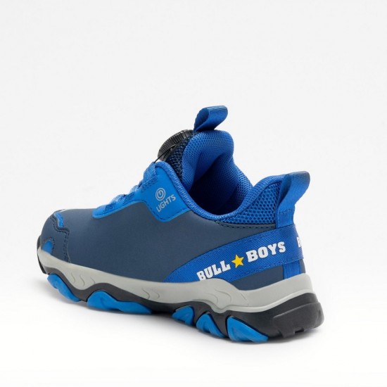 Bull Boys Παιδικά Sneakers με Φωτάκια Μπλε DNAL4556-BL01