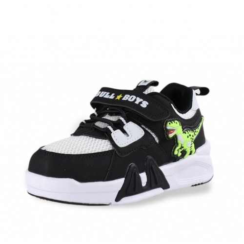 Bull Boys Παιδικά Sneakers με Φωτάκια DNAR5014-B00-BINE σε Μαύρο χρώμα