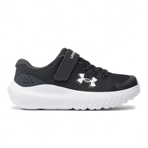 Under Armour BPS Surge 4 AC Παιδικά Παπούτσια για Τρέξιμο Μαύρα 3027104-001