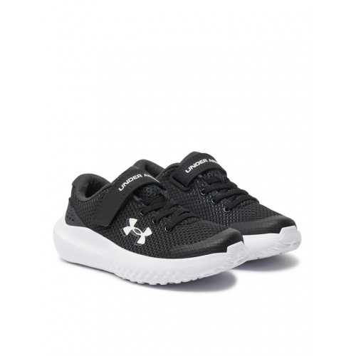 Under Armour BPS Surge 4 AC Παιδικά Παπούτσια για Τρέξιμο Μαύρα 3027104-001