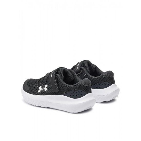 Under Armour BPS Surge 4 AC Παιδικά Παπούτσια για Τρέξιμο Μαύρα 3027104-001