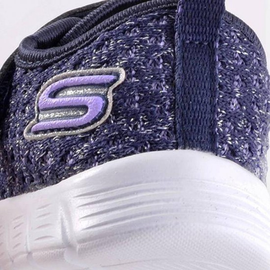 Skechers Comfy Flex - Sparkle Dash 82188N-NVPR Παιδικά Sneakers