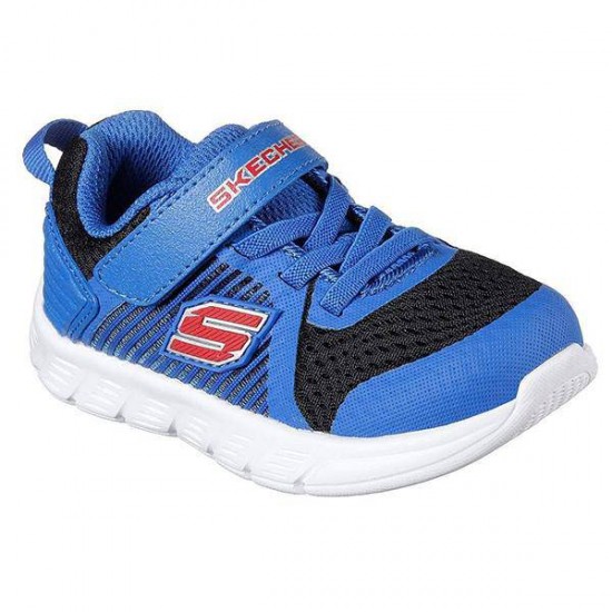 Skechers Αθλητικά Παιδικά Παπούτσια Running με Σκρατς Μπλε 95039N-BKRY