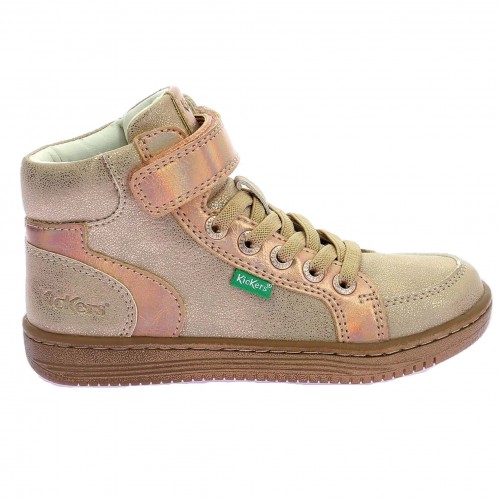 Kickers Παιδικά Μποτάκια Sneakers High Lolastic beige champagne 972720-30-113