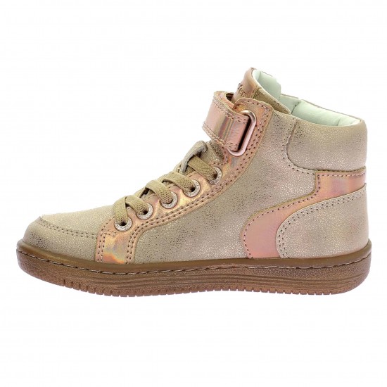 Kickers Παιδικά Μποτάκια Sneakers High Lolastic beige champagne 972720-30-113