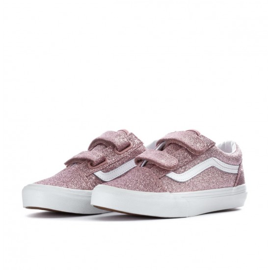 Vans Old Skool Παιδικά Παπούτσια VN000CYDFSL1 σε Ροζ Glitter χρώμα